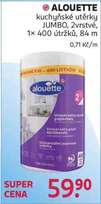 ALOUETTE kuchyňské utěrky JUMBO