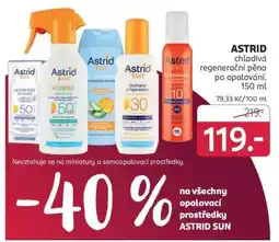 Rossmann ASTRID Chladivá regenerační pěna po opalování nabídka