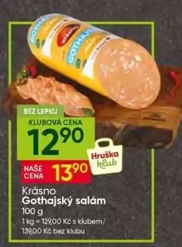 Hruška Krásno Gothajský salám nabídka