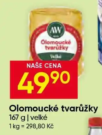 Hruška Olomoucké tvarůžky nabídka