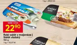 Hruška Rybí salát v majonéze | Salát vlašský nabídka