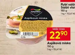 Hruška Aspiková miska nabídka