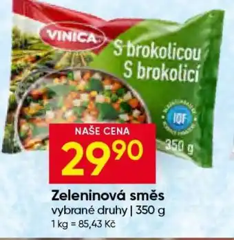 Hruška Zeleninová směs nabídka