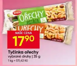 Hruška TYČINKA OŘECHY nabídka