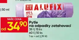 Hruška Pytle na odpadky zatahovací nabídka