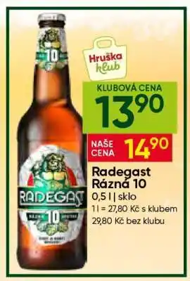Hruška Radegast Rázná 10 nabídka