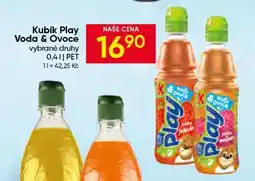 Hruška Kubík Play Voda & Ovoce nabídka