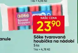 Hruška Söke tvarovaná houbička na nádobí nabídka