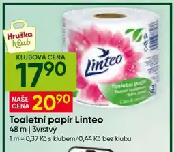 Hruška TOALETNÍ PAPÍR LINTEO nabídka