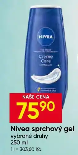 Hruška Nivea sprchový gel nabídka