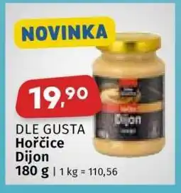 Coop DLE GUSTA HOŘČICE DIJON nabídka