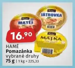 Coop HAMÉ POMAZÁNKA nabídka