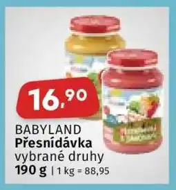 Coop BABYLAND PŘESNÍDÁVKA nabídka