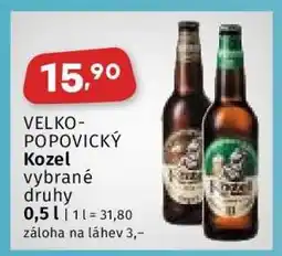 Coop Velkopopovický Kozel nabídka