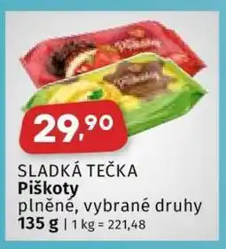 Coop Sladká Tečka piškoty nabídka