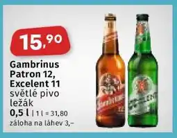 Coop GAMBRINUS PATRON 12 EXCELENT 11 nabídka