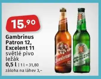 Coop GAMBRINUS PATRON 12 EXCELENT 11 nabídka