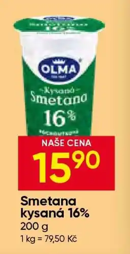Hruška Smetana kysaná 16% nabídka