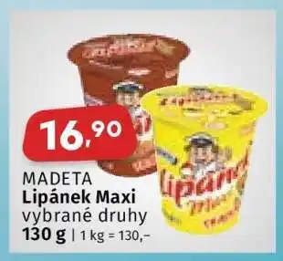 Coop Madeta Lipánek Maxi nabídka