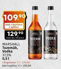 Coop MARSHALL TUZEMÁK, VODKA nabídka