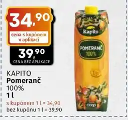 Coop Kapito Pomeranč 100% nabídka