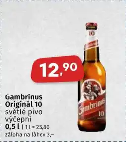 Coop Gambrinus Originál 10 nabídka