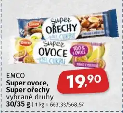 Coop EMCO Super ovoce, Super ořechy nabídka