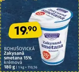 Coop BOHUŠOVICKÁ Zakysaná smetana 15% nabídka