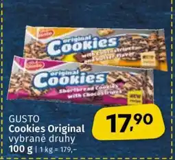 Coop GUSTO Cookies Original nabídka