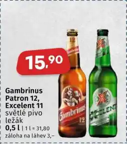 Coop GAMBRINUS PATRON 12 EXCELENT 11 nabídka