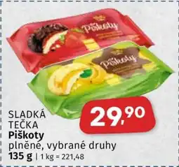 Coop Sladká Tečka piškoty nabídka