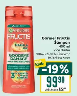 Billa Garnier Fructis šampon nabídka