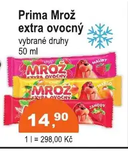 COOP DISKONT Prima Mrož extra ovocný nabídka
