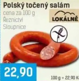 Polský točený salám