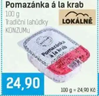 Pomazánka á la krab