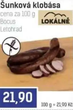 Konzum Šunková klobása nabídka