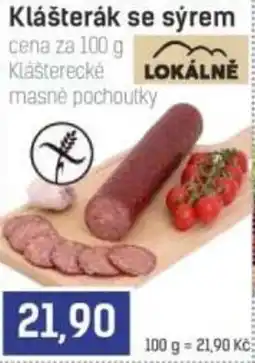 Konzum Klášterák se sýrem nabídka