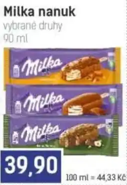 Konzum Milka nanuk nabídka