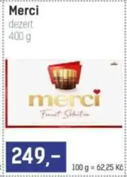 Konzum Merci dezert nabídka