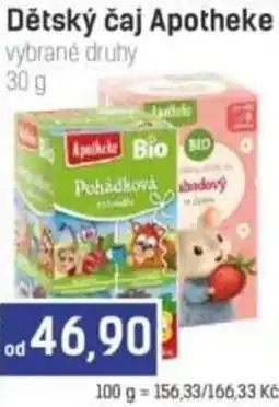 Konzum Dětský čaj Apotheke nabídka