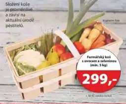 Konzum Farmářský koš s ovocem a zeleninou (min. 5 kg) nabídka