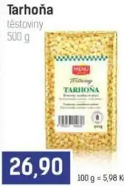 Konzum Tarhoňa těstoviny nabídka