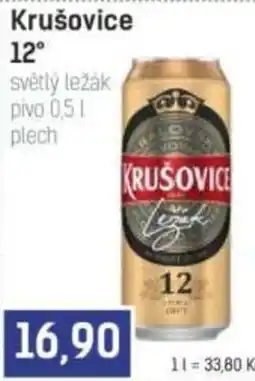 Konzum Krušovice 12° světlý ležák pivo nabídka