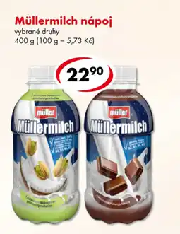 CBA Müllermilch nápoj nabídka