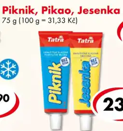 CBA Piknik, Pikao, Jesenka nabídka
