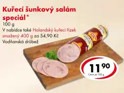 CBA Kuřecí šunkový salám speciál nabídka