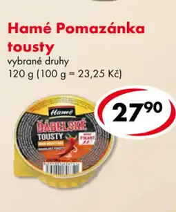 CBA Hamé Pomazánka tousty nabídka