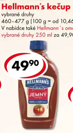 CBA Hellmann's kečup nabídka