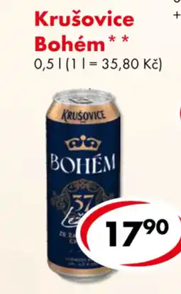CBA Krušovice Bohém nabídka