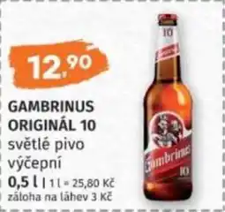 Konzum Gambrinus Originál 10 nabídka